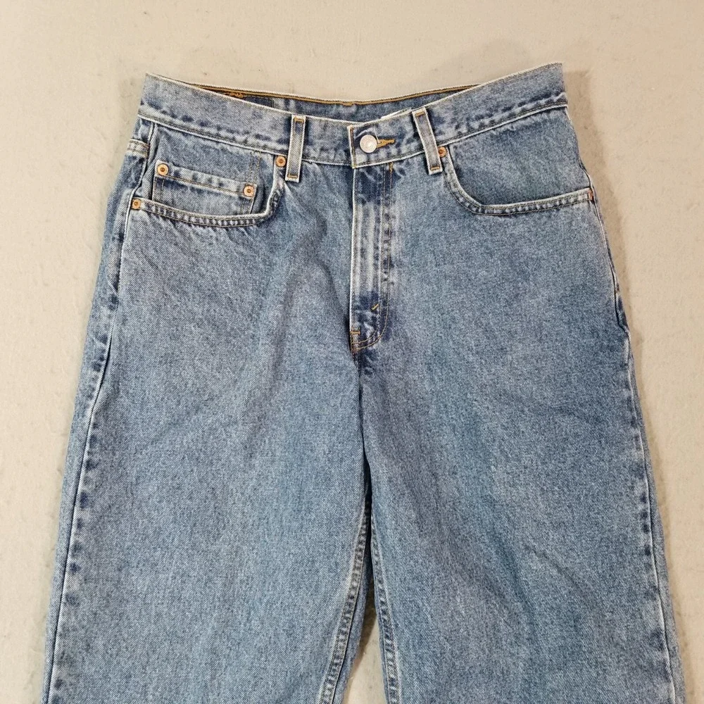 Levi's jeans men's 34x29 relaxed fit straight blue denim pants